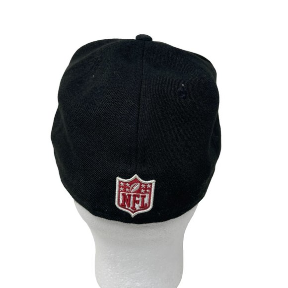 New Era‎ 59Fifty Arizona Cardinals NFL Black Fitted Hat Cap 7 1/4 - Picture 2 of 6